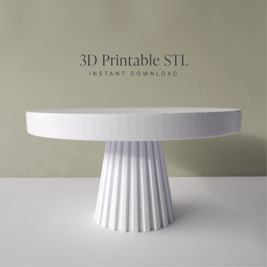 Flute Cake Stand - STL File