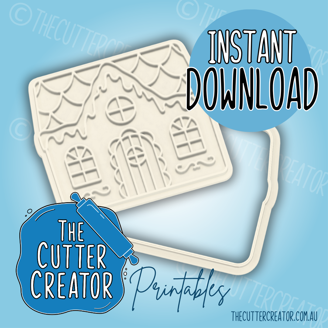 Gingerbread House - Cookie Cutter STL File