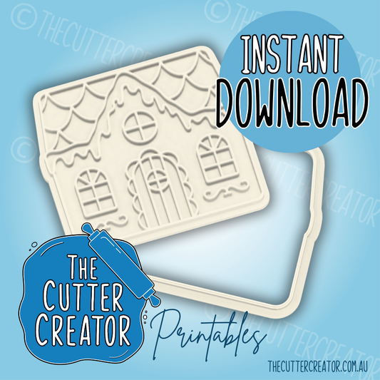 Gingerbread House - Cookie Cutter STL File
