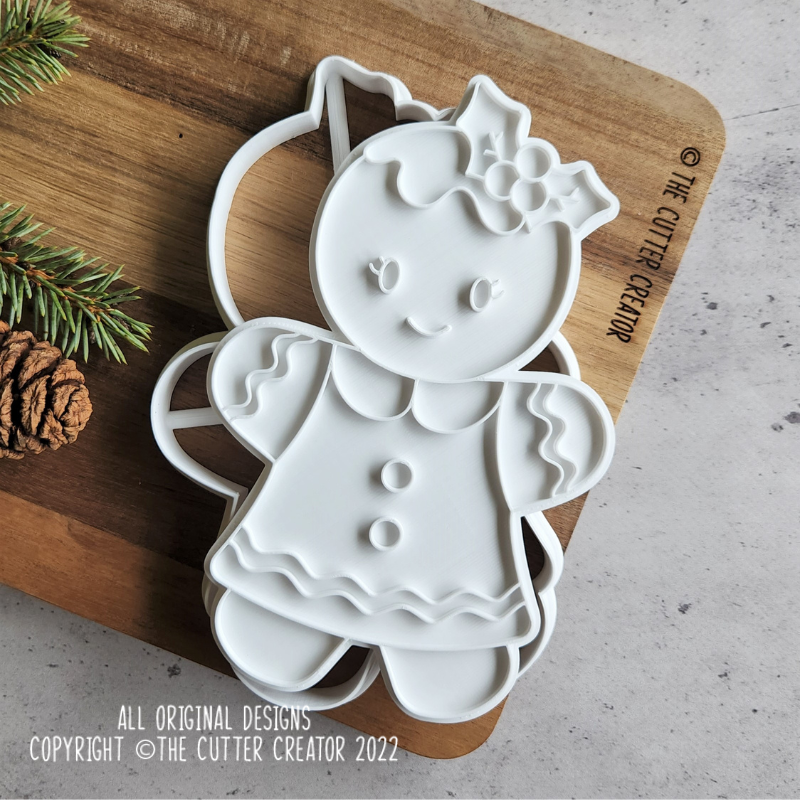 GIANT Gingerbread Lady Cutter & Stamp