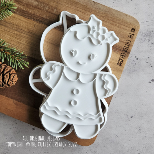GIANT Gingerbread Lady Cutter & Stamp