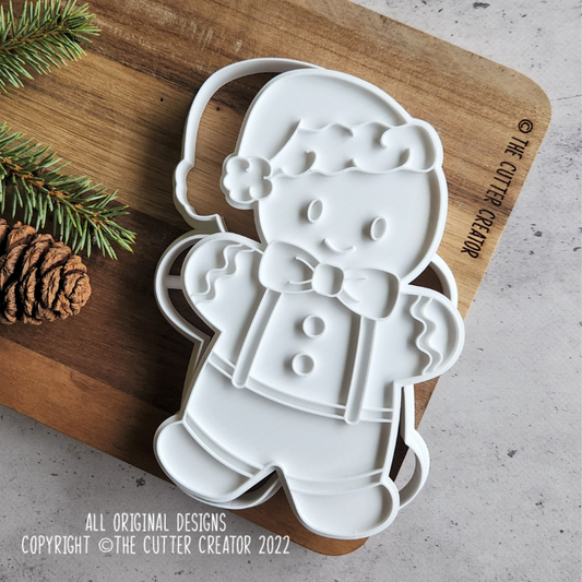 GIANT Gingerbread Man Cutter & Stamp