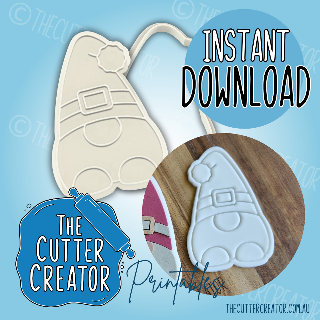 Christmas Gnome - Cookie Cutter STL File