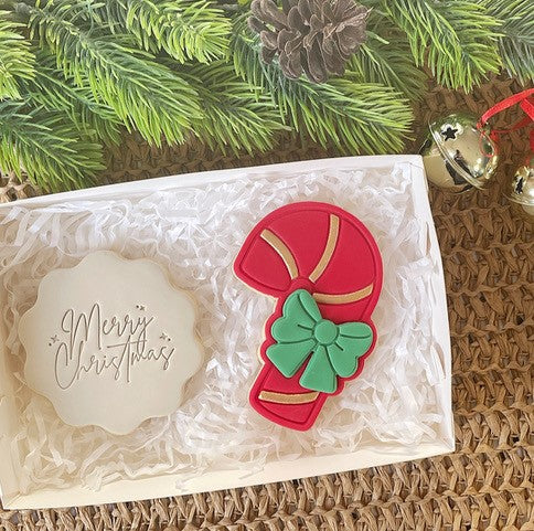 Candy Cane Cutter & Stamp - Impression