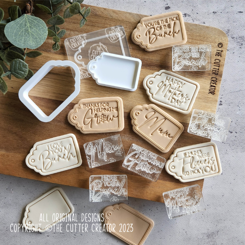 Mini Gift Tag Cutter & Stamp - Raised
