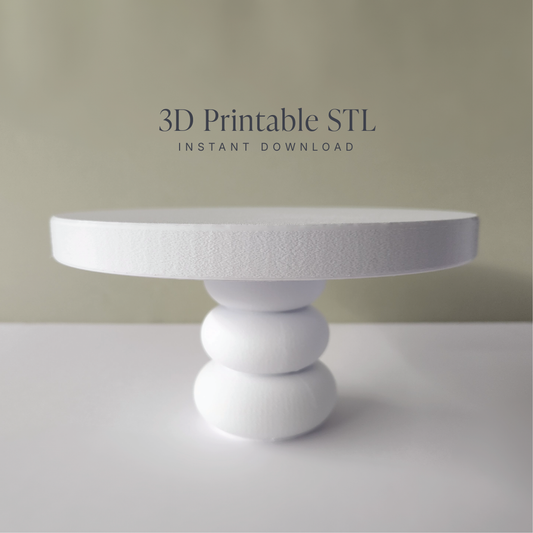 Pebble Cake Stand - STL File