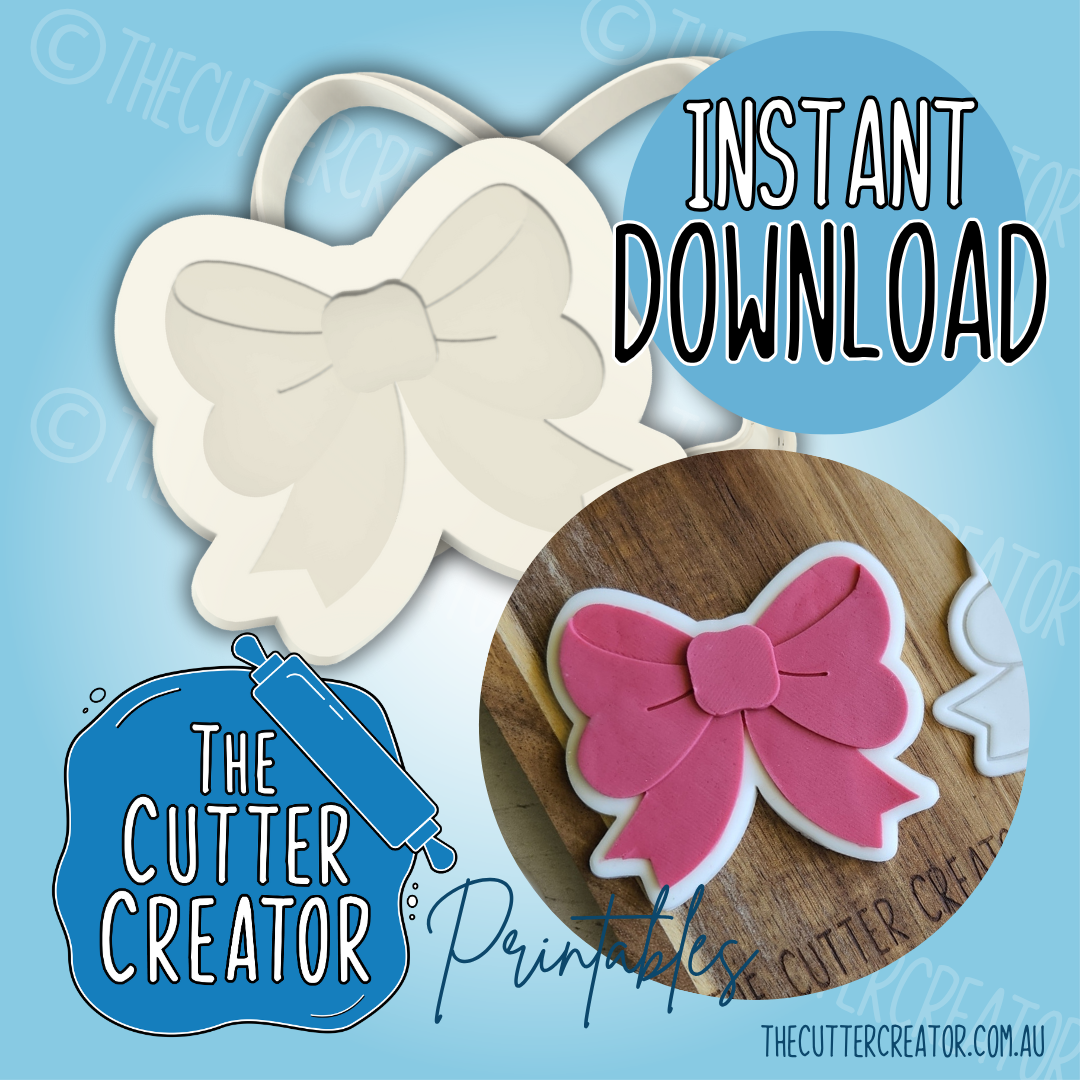 Christmas Ribbon - Cookie Cutter STL File