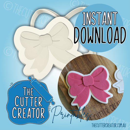 Christmas Ribbon - Cookie Cutter STL File