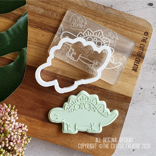 Stegosaurus Cutter & Stamp - Raised